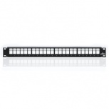 Leviton Panel de Parcheo QuickPort, 24 Puertos Vacíos, 1U, Negro