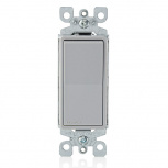 Leviton Apagador 5601-2GY, 2 Botones, 15A, 120/277V, Gris