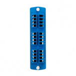 Leviton Panel Adaptador de Fibra Óptica 5F100-4LL, 24 Conectores, LC, Monomodo