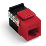 Leviton Jack Modular Quickport Categoría 5e, Rojo