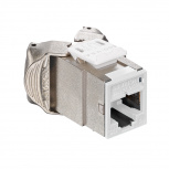 Leviton Jack de Red Blindado 6ASJK-RW6 Cat6A, RJ-45, Blanco