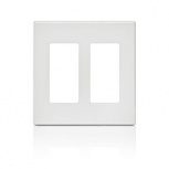 Leviton Placa para Pared 80309-SW, 2 Puertos, 1 Pieza, Blanco