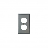 Leviton Placa para Pared 84003-40, 2 Puertos Puertos, Gris