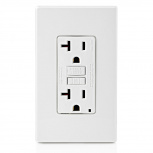 Leviton Tomacorriente GFNT2-W, 2 Enchufes, 125V, 20A, Blanco