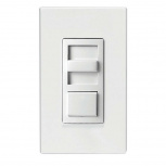 Leviton Atenuador de Luz IllumaTech 60, 2 Botones, Blanco