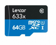 Memoria Flash Lexar 633x, 64GB MicroSDXC UHS-I Clase 10