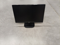 Monitor LG 22MP48HQ LED 21.5", 1920x1080 Full HD, 76Hz, HDMI, Negro ― Equipo de trabajo utilizado en oficina, con datalles esteticos.