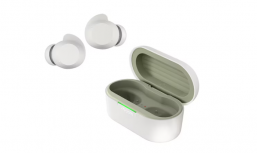 LG Audífonos Intrauriculares con Micrófono xboom Buds Lite, Inalámbrico, Bluetooth, Blanco