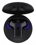 LG Audífonos Intrauriculares con Micrófono HBS-FN6/N, Inalámbrico, Bluetooth, Cancelación de Ruido, Negro