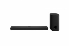 LG Barra de Sonido con Subwoofer Sound Bar S77S, Bluetooth, Inalámbrico, 3.1.3 Canales, 400W RMS, Negro