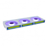 Ventilador Lian Li UNI FAN SL-INF WIRELESS, 3x 120mm, 2300RPM, ARGB, Blanco