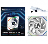 Ventilador Lian Li Uni Fan SL Wireless LCD 120, 120mm, 1900RPM, ARGB, Blanco - Imagen adicional 1