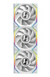 Ventilador Lian Li Unifan Sl White Wireless LCD 120, 3x 120mm, 1900RPM, ARGB, Blanco