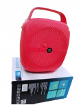 Link Bits Bocina Portátil SA8068T, Bluetooth, Alámbrico/Inalámbrico, 5W, Rojo