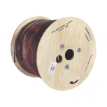 LinkedPRO Bobina de Cable Fibra Óptica Aérea G.657A1, Monomodo, 1 Hilo, 2Km, Negro