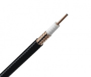 LinkedPRO Cable Coaxial Corrugado, Negro - Precio por Metro