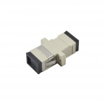 LinkedPRO Módulo Acoplador de Fibra Óptica Monomodo SC/SC, Beige