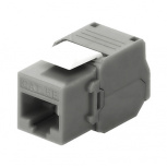 LinkedPRO Jack de Red Modular Cat5e, RJ-45, Gris