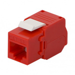 LinkedPRO Jack de Red Modular Cat5e, RJ-45, Blanco/Rojo