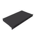 LinkedPRO Distribuidor de Fibra Óptica, hasta 48 Puertos, 1U, Negro - incluye Charola de Empalme