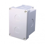 LinkedPRO Caja Superficial, 2 Puertos, Blanco, para Aplicaciones Industriales
