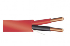 Linkedpro Bobina de Cable para Alarma, 2 x 14 AWG, 305 Metros, Rojo