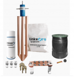 LinkedPRO Kit de Conexión a Tierra LPGROUND200AKIT, Cobre