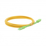 LinkedPRO Jumper de Fibra Óptica Monomodo, SC Macho - SC Macho, 3 Metros, Amarillo