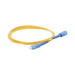 LinkedPRO Cable Fibra Óptica Monomodo G.652D SC Macho - SC Macho, Núcleo 9µm, Cubierta 125µm, 3 Metros, Amarillo