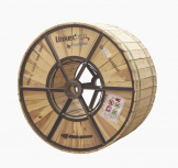 LinkedPRO Bobina de Cable Fibra Óptica ADSS G.652D, 4000 Metros, Negro