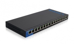 Switch Linksys Gigabit Ethernet LGS116, 16 Puertos 10/100/1000Mbps, 8000 Entradas - No Administrable