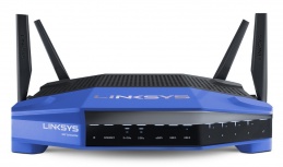 Router Linksys Gigabit Ethernet de Banda Dual MU-MIMO WRT3200ACM, Inalámbrico, 2600 Mbit/s, 5x RJ-45, 2.4/5GHz, con 4 Antenas Externas
