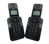 Lm Teléfono Inalámbrico DECT LM-7002, 2 Auriculares, Altavoz