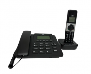 Lm Teléfono Alámbrico con Extensión LM-7502, Altavoz, Negro