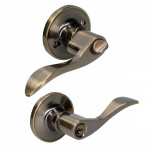 Lock Manija Tubular 20MA, Latón Antiguo