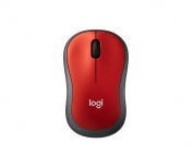 Mouse Logitech Óptico M185, Inalámbrico, 1000DPI, Rojo/Negro - Imagen adicional 4