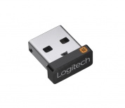 Logitech Receptor USB para Mouse/Teclado, Inalámbrico,  Negro/Plata