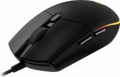 Mouse Gamer Logitech Óptico G203 LightSync, Alámbrico, USB, 8000DPI, Negro