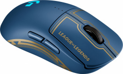 Mouse Gamer Logitech Óptico G Pro Edición League of Legends, Inalámbrico, USB, 25.600DPI, Azul