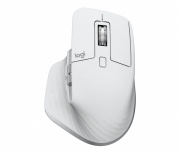 Mouse Ergonómico Logitech Óptico MX Master 3s, Inalámbrico, Bluetooth, 8000DPI, Gris Pálido