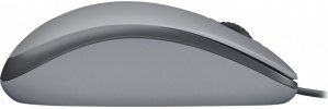 Mouse Logitech Óptico M110 Silent, Alámbrico, USB A, 1000DPI, Gris - Imagen adicional 3