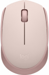Mouse Ergonómico Logitech Óptico M170, Inalámbrico, USB, 1000DPI, Rosa