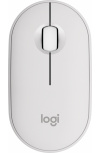 Mouse Logitech Óptico Pebble 2 M350s, Inalámbrico, RF + Bluetooth, 4000DPI, Blanco