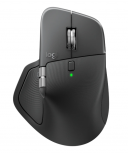 Mouse Ergonómico Logitech MX Master 4, Inalámbrico, BlueEye, 8.000DPI, Bluetooth, Negro