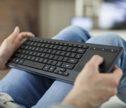Teclado Logitech K830, Inalámbrico, USB, Negro (Inglés)