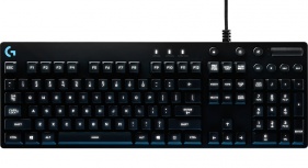 Teclado Gamer Logitech G810 Orion Spectrum RGB, Teclado Mecánico, Romer-G, Alámbrico, USB, Negro (Inglés)