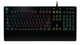 Teclado Gamer Logitech G213 Prodigy LED RGB, Alámbrico, Negro, (Inglés)