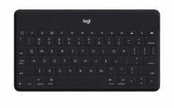 Teclado Logitech Keys-to-Go, Inalámbrico, Bluetooth, Negro (Inglés)