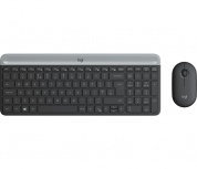 Kit de Teclado y Mouse Logitech MK470, RF Inalámbrico, USB, Negro/Grafito (Español)