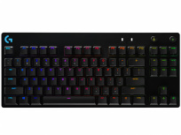 Logitech Teclado Gamer G Pro RGB, Mecánico, Switch GX Blue, Alámbrico, Negro (Inglés)